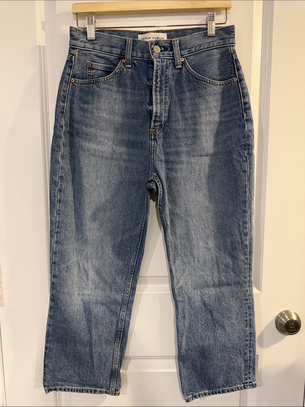 Aritzia Denim Forum Pin-up Super High Straight Jeans - #118